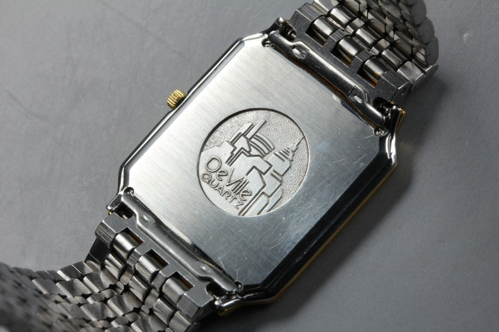 Near MINT OMEGA De Ville 195.0049 Cal.1378 White Quartz 27mm Men's Watch
