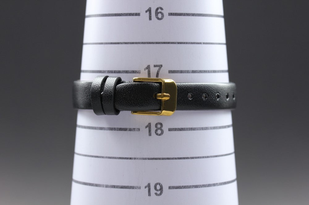 Near MINT OMEGA De Ville 595.0097.2 Gold Quartz 21.8mm Ladies Watch