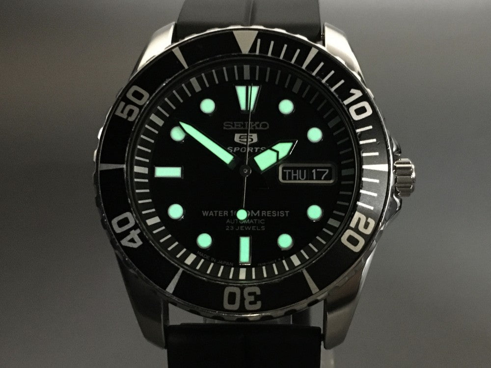 SEIKO 5 Sports SNZF17/7S36-03C0 Black Auto 43mm Men's Watch
