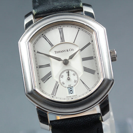 TIFFANY&Co. Mark Coupe Silver Quartz 31mm Men's Watch