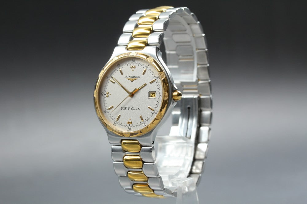 Near MINT LONGINES Conquest L1.613.3 Silver Quartz 35mm Men's Watch