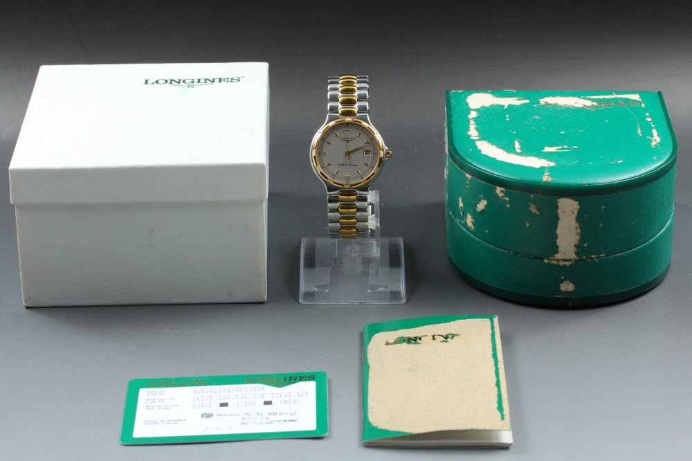 Near MINT LONGINES Conquest L1.613.3 Silver Quartz 35mm Men's Watch