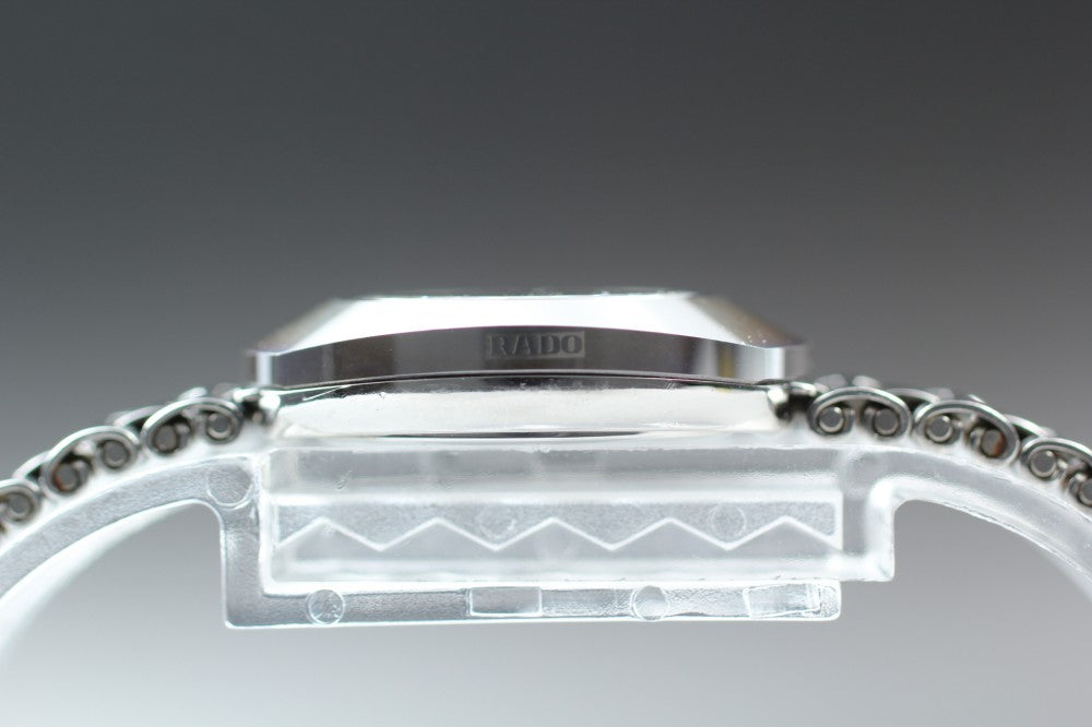 Near MINT RADO Diastar 963.0558.3 White Quartz 21mm Ladies Watch