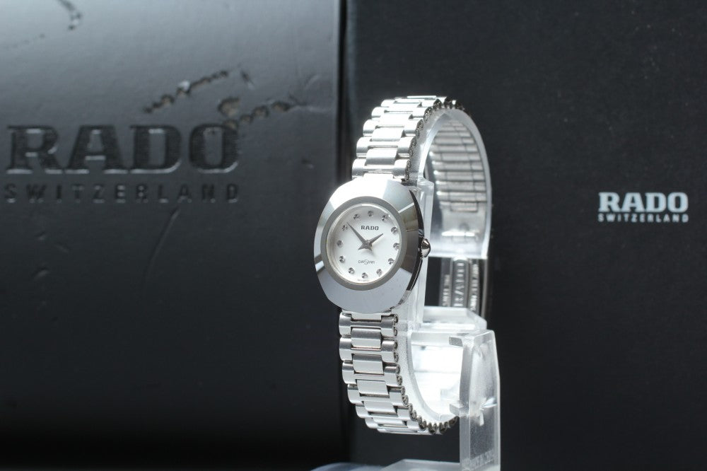 Near MINT RADO Diastar 963.0558.3 White Quartz 21mm Ladies Watch