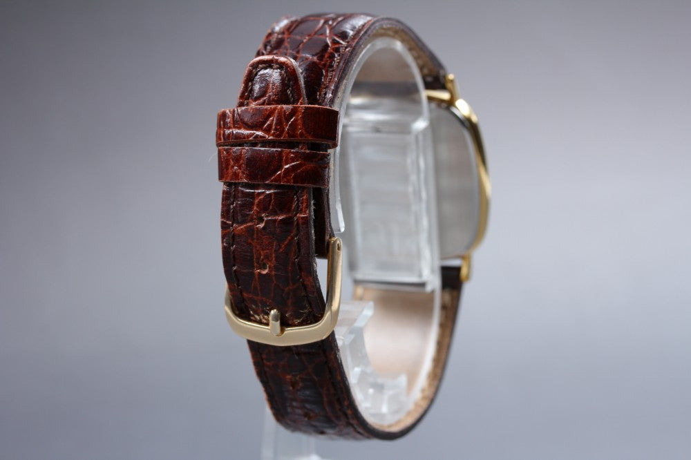 Near MINT OMEGA De Ville 195.0077.2 Cal.1378 Gold Quartz 30mm Men's Watch
