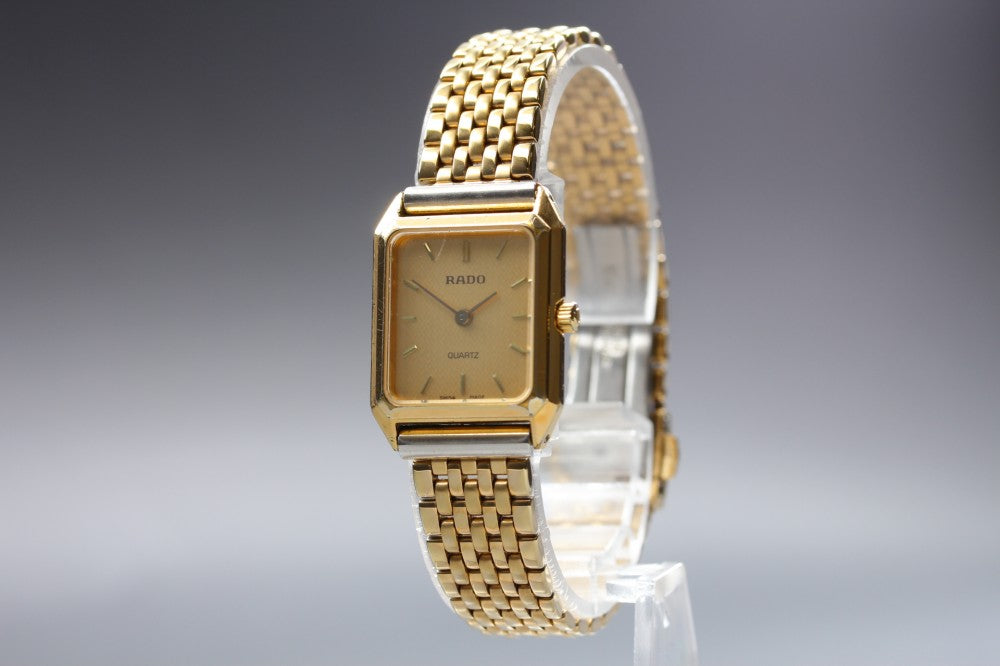 RADO 133.5289.2 Gold Quartz 20mm Ladies Watch