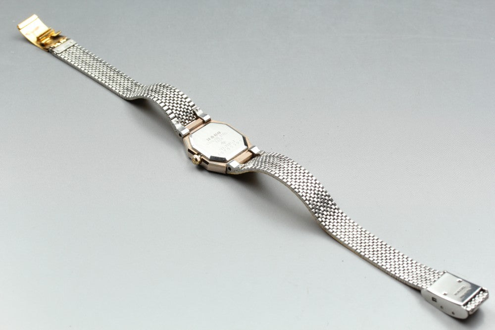 Near MINT RADO Diastar 133.9581.3 Gold Quartz 19.7mm Ladies Watch