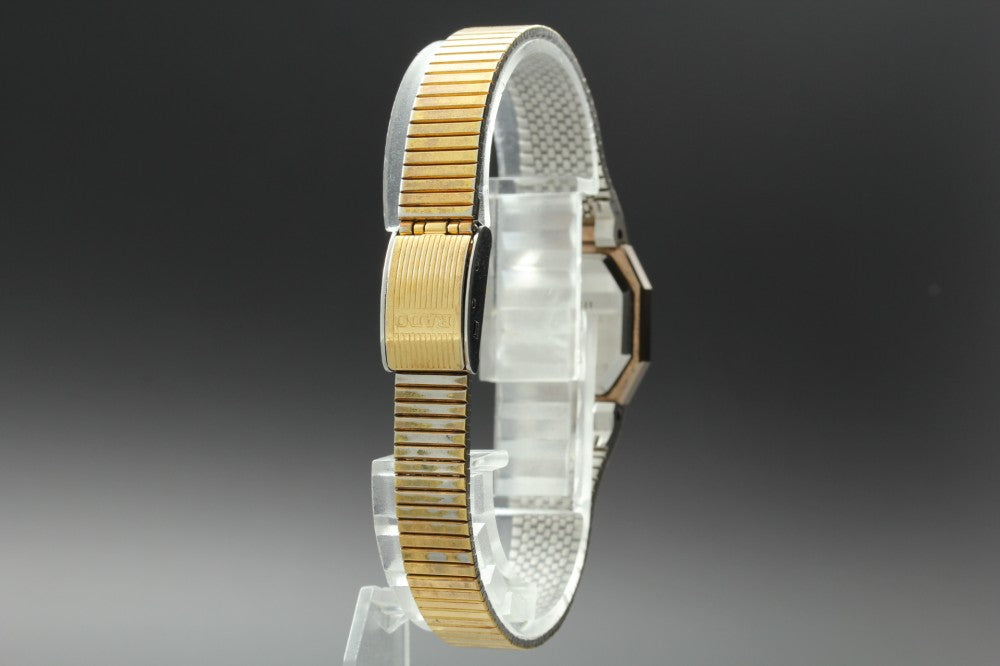 Near MINT RADO Diastar 133.9581.3 Gold Quartz 19.7mm Ladies Watch