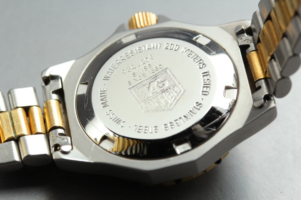 Near MINT TAG Heuer Professional 3000 934.208 Silver Quartz 30mm Ladies Watch