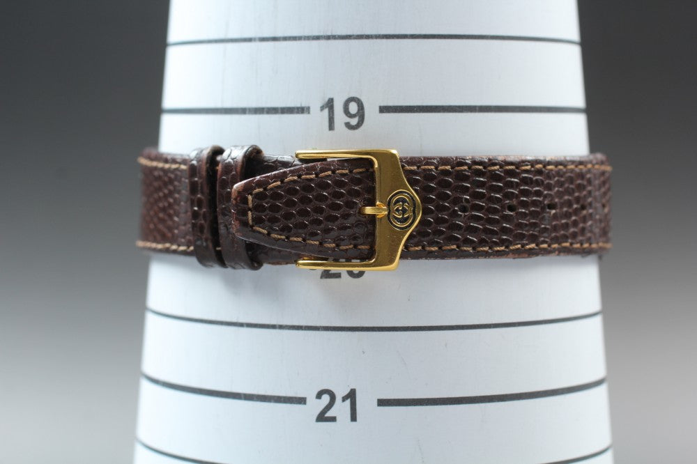 Near MINT GUCCI 3000.2.M Gold Quartz 33mm Men's Watch