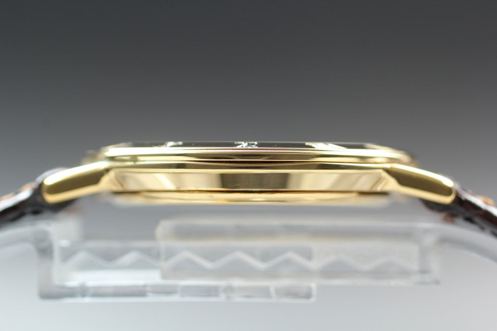 Near MINT GUCCI 3000.2.M Gold Quartz 33mm Men's Watch