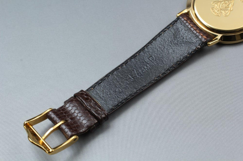 Near MINT GUCCI 3000.2.M Gold Quartz 33mm Men's Watch