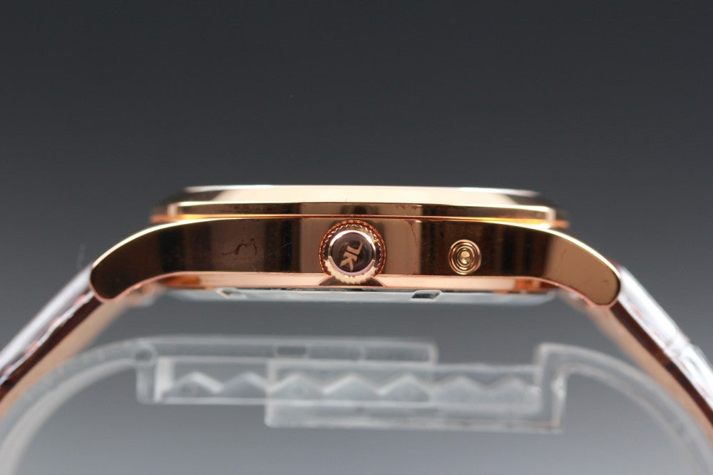 Near MINT Carleymon Classic Pioneer White Quartz 38mm Men's Watch