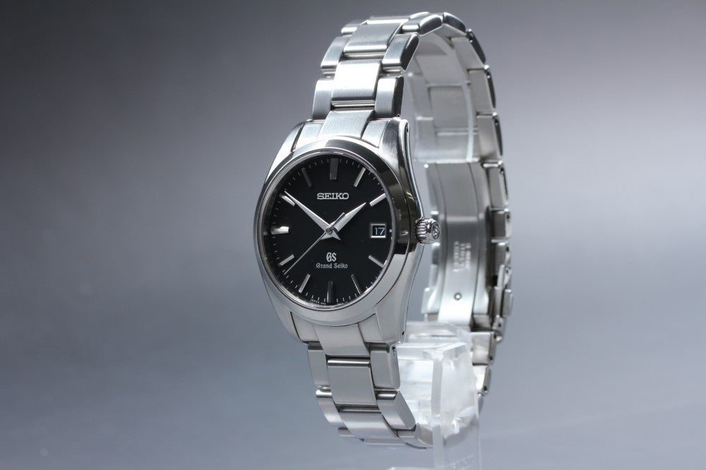 Near MINT Grand Seiko SBGX061/9F62-0AB0 Black Quartz 36mm Men's Watch