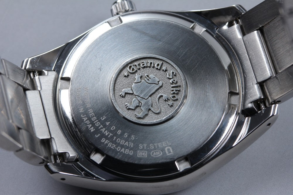 Near MINT Grand Seiko SBGX061/9F62-0AB0 Black Quartz 36mm Men's Watch