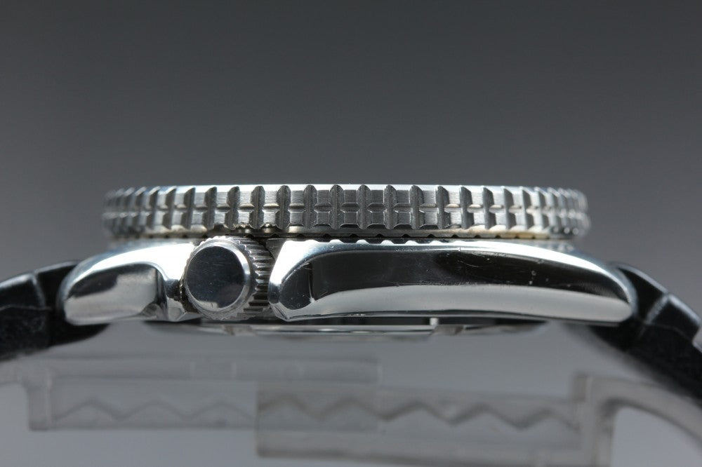 Near MINT SEIKO 6458-6000 Black Quartz 37mm Men's Watch 1984