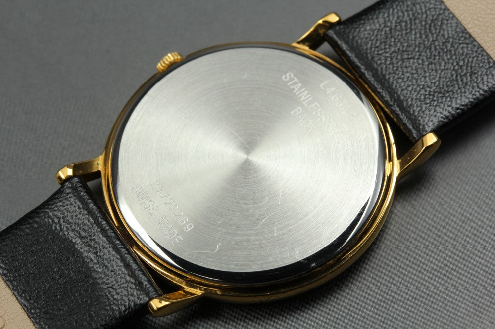 Near MINT LONGINES Grand Classic L4.637.2 Gold Quartz 32.5mm Men's Watch