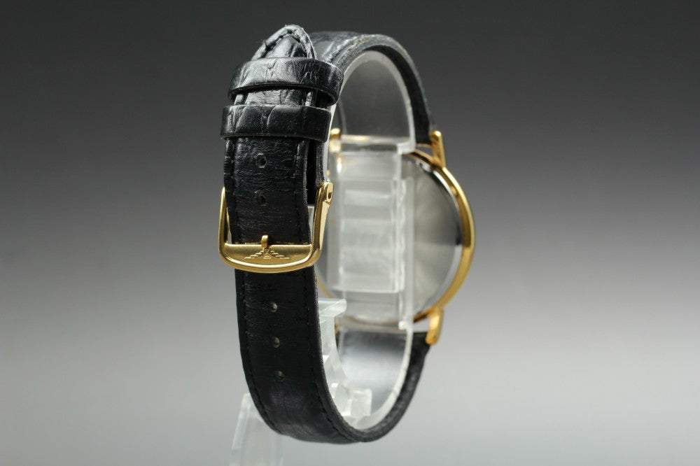Near MINT LONGINES Grand Classic L4.636.2 Gold Quartz 33mm Men's Watch
