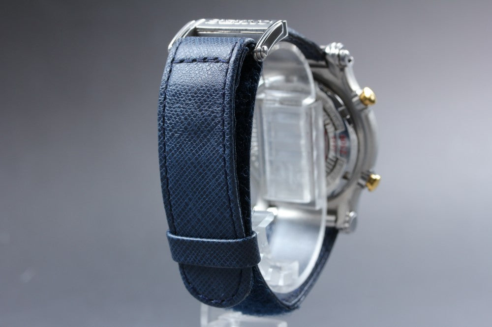 Near MINT SEIKO Masterpiece 7T59-F010 Silver Quartz 45mm Men's Watch