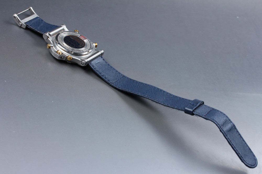 Near MINT SEIKO Masterpiece 7T59-F010 Silver Quartz 45mm Men's Watch