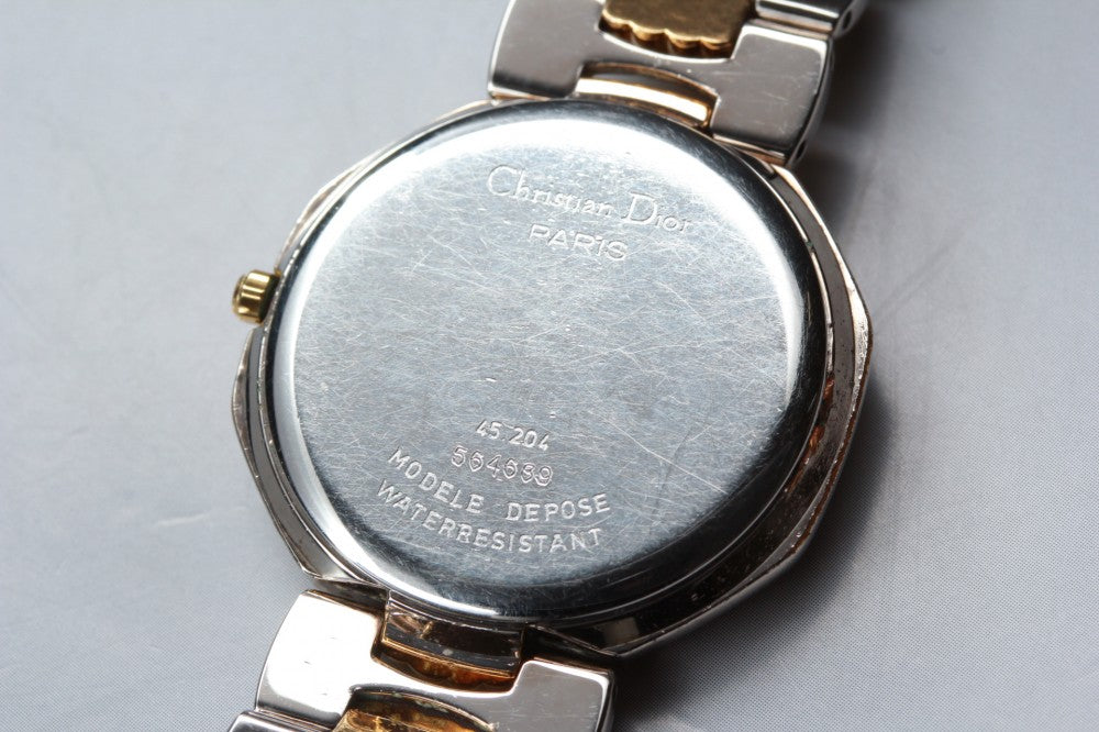 Christian Dior 45.204 Gold Quartz 32mm Men's Watch