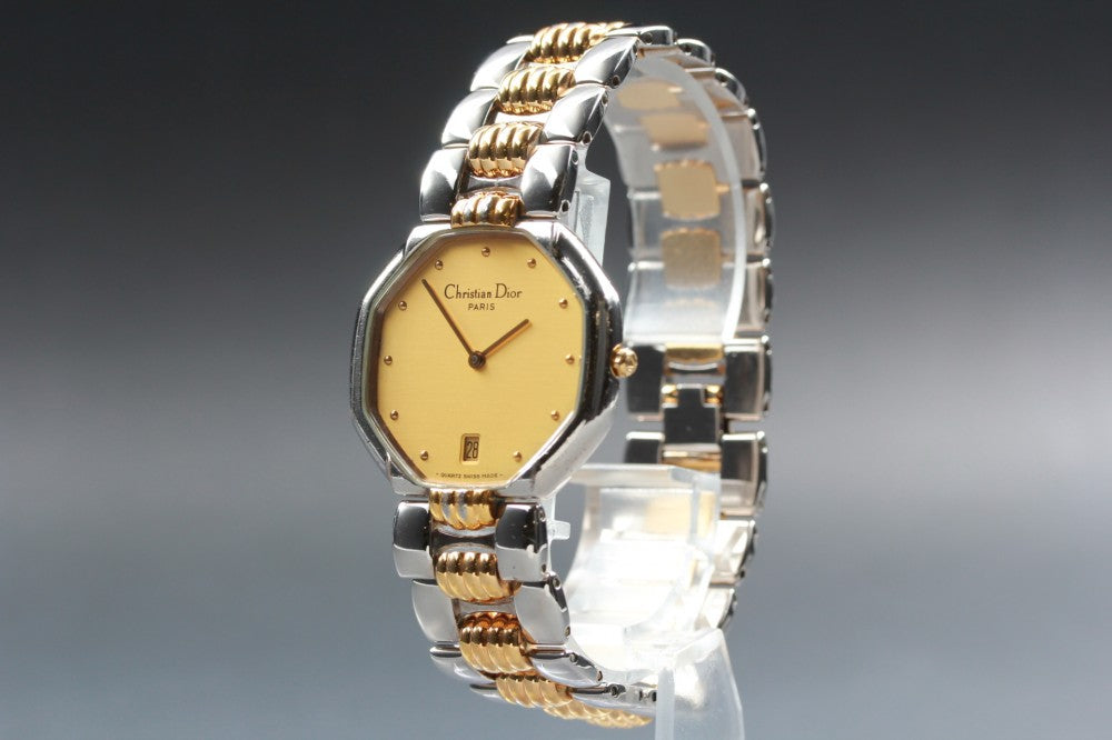 Christian Dior 45.204 Gold Quartz 32mm Men's Watch