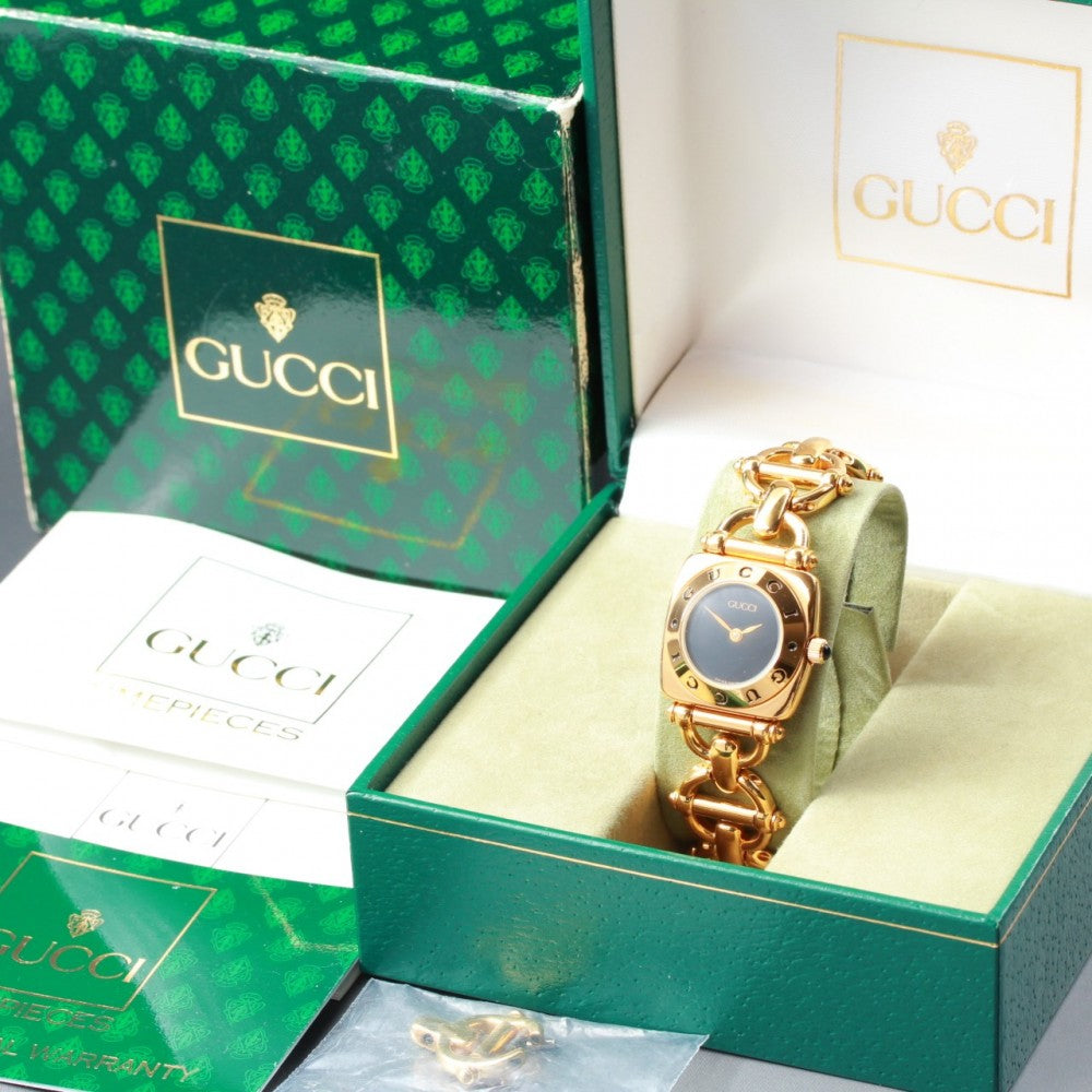 GUCCI 6400L Black Quartz 22mm Ladies Watch