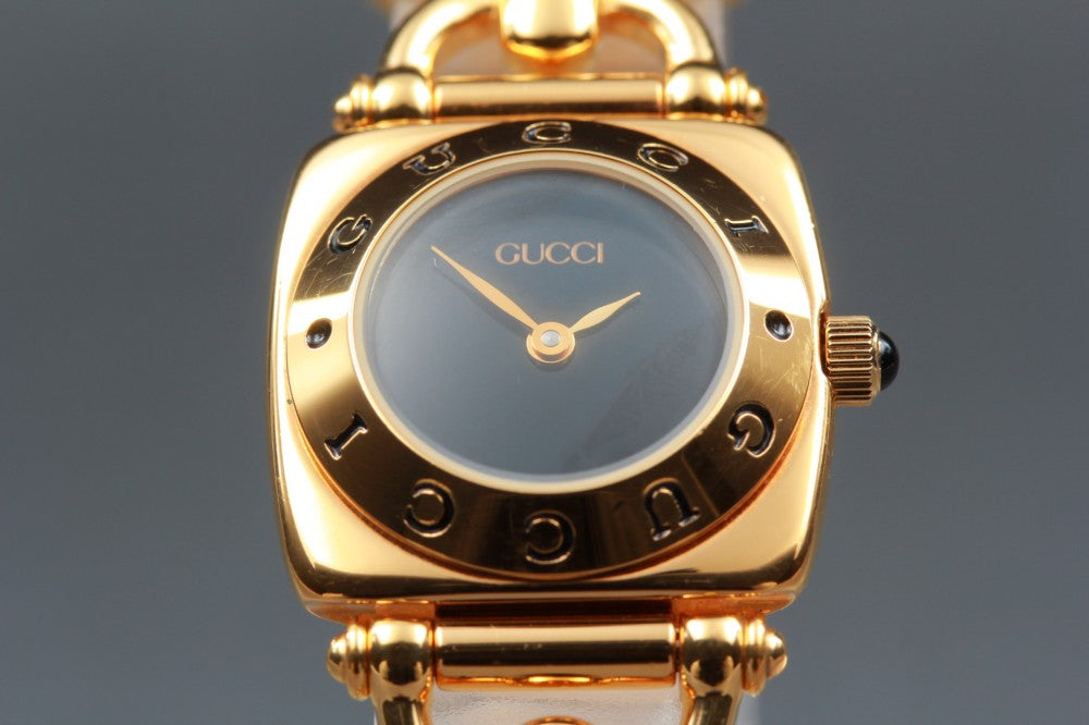 GUCCI 6400L Black Quartz 22mm Ladies Watch