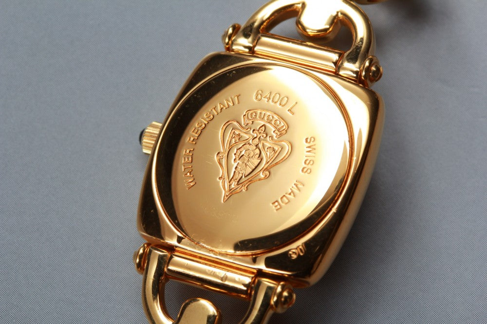 GUCCI 6400L Black Quartz 22mm Ladies Watch