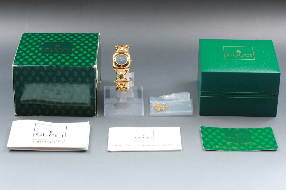 GUCCI 6400L Black Quartz 22mm Ladies Watch
