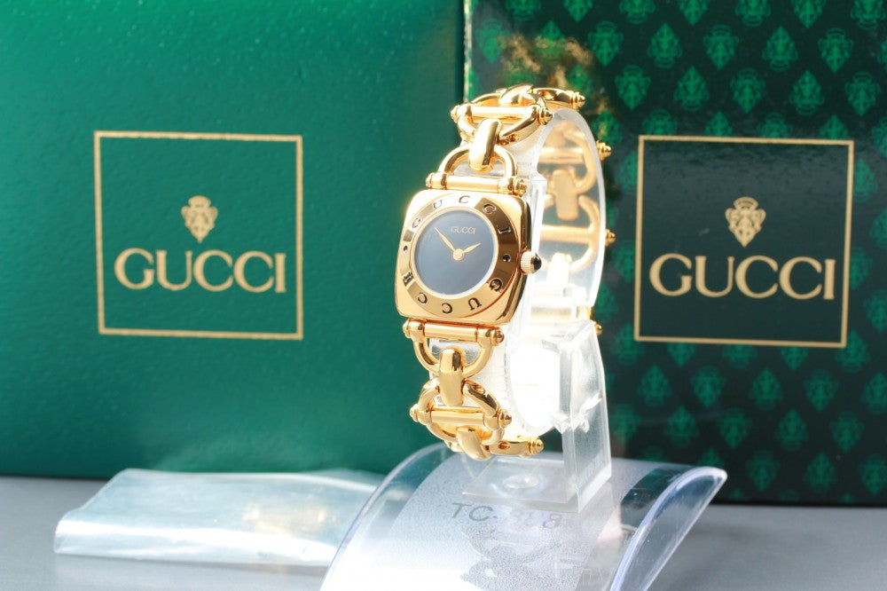 GUCCI 6400L Black Quartz 22mm Ladies Watch