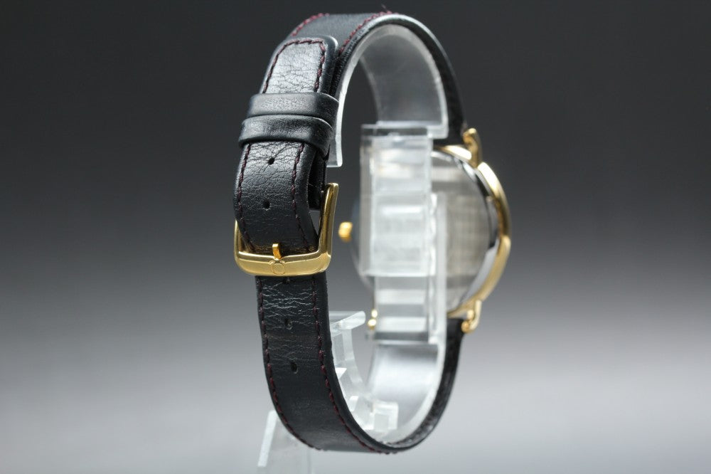 Near MINT OMEGA De Ville 1960.312.1 Cal.1430 Gold Quartz 32.5mm Men's Watch 1991