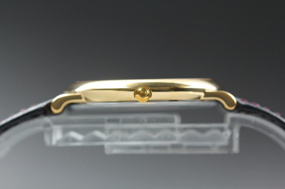 Near MINT OMEGA De Ville 1960.312.1 Cal.1430 Gold Quartz 32.5mm Men's Watch 1991