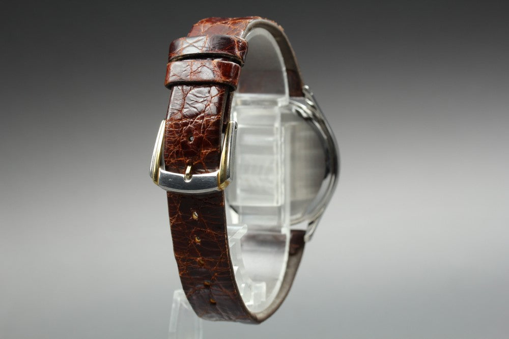 Near MINT SEIKO Dolce 8J41-0AJ0 Silver/White Quartz 32.8mm Men's Watch