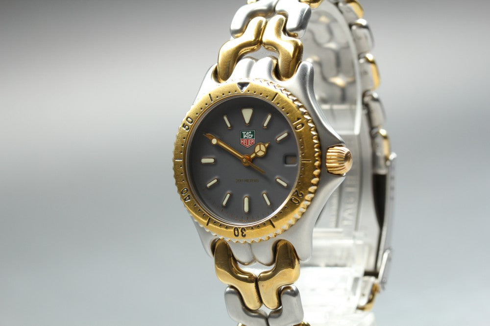 Near MINT TAG Heuer S/el S95.213M Black Quartz 31.5mm Men's Watch