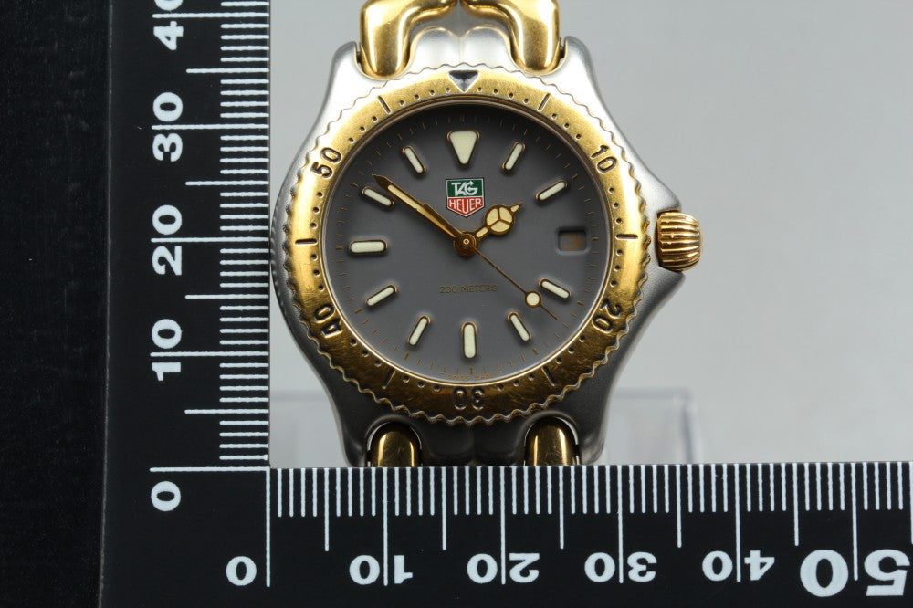 Near MINT TAG Heuer S/el S95.213M Black Quartz 31.5mm Men's Watch