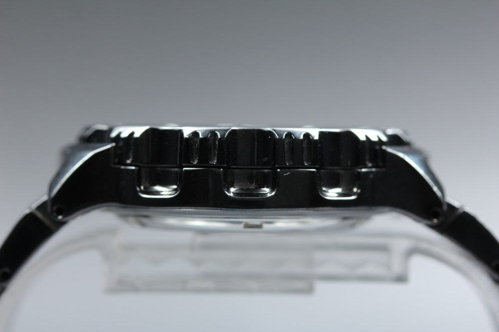 Near MINT SEIKO Night Monster SZEN002/7S26-03G0 Black Auto 41.4mm Men's Watch