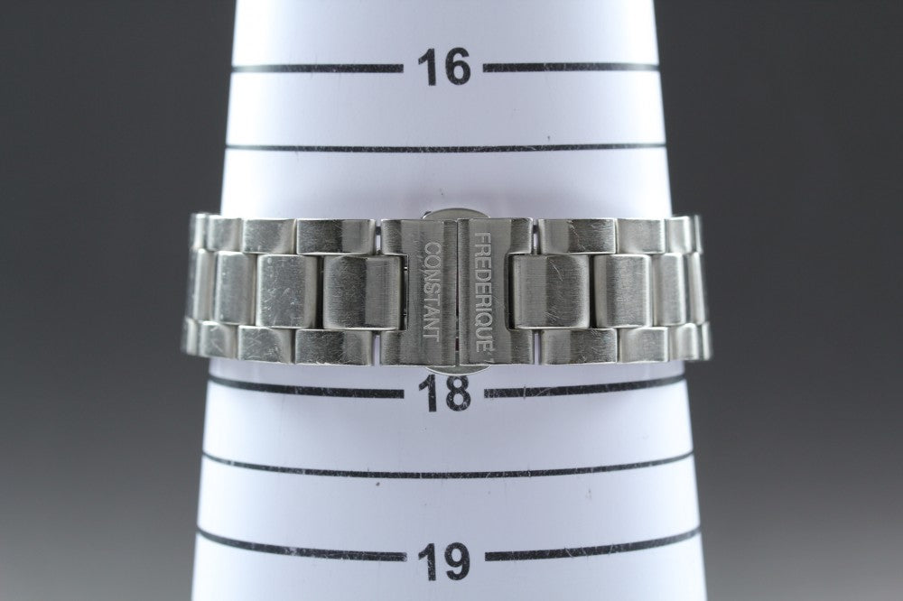 Near MINT FREDERIQUE CONSTANT FC-303/310X3P5/6 Black Auto 38.2mm Men's Watch