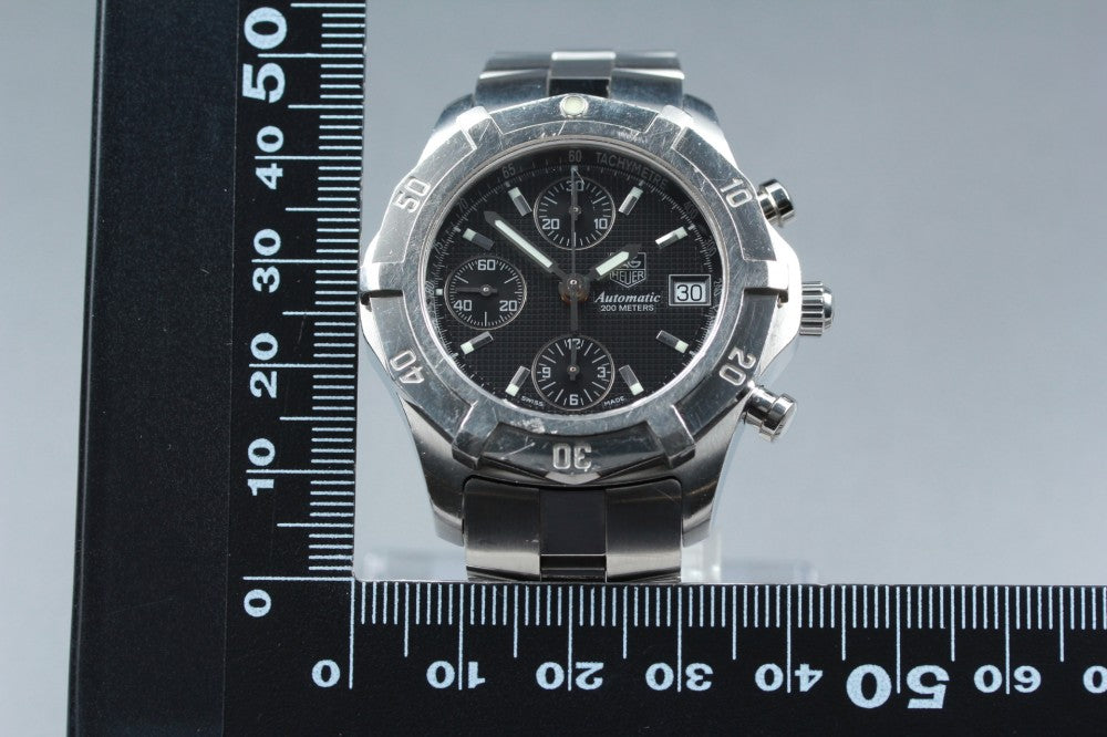TAG Heuer Exclusive 2000 CN2111-0 Black Auto 37.3mm Men's Watch