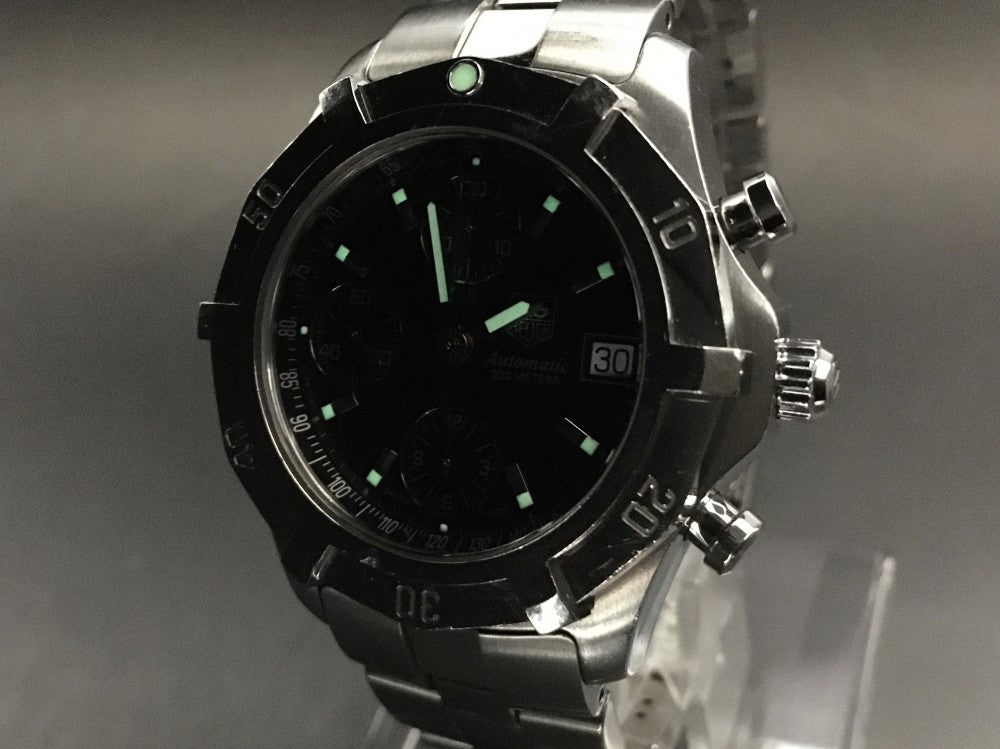 TAG Heuer Exclusive 2000 CN2111-0 Black Auto 37.3mm Men's Watch