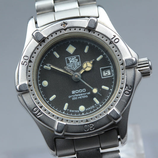 TAG Heuer 2000 Series 962.008 Black Quartz 26mm Ladies Watch