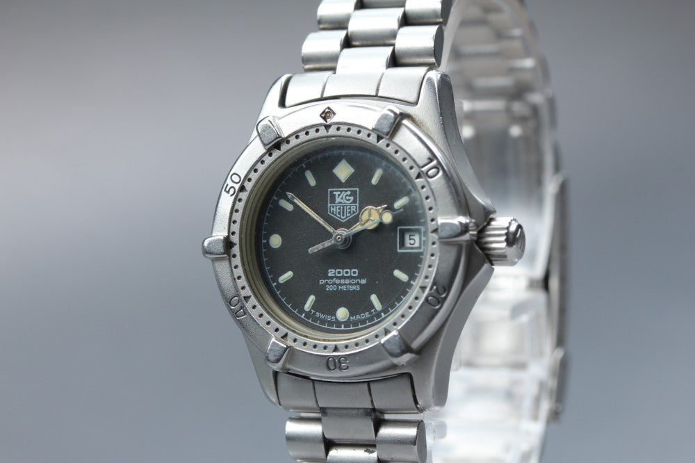TAG Heuer 2000 Series 962.008 Black Quartz 26mm Ladies Watch