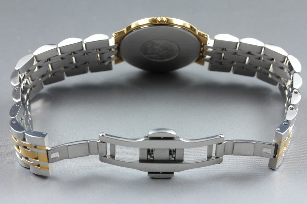 Near MINT OMEGA De Ville 395.0875.2 Cal.1378 White Quartz 32.5mm Men's Watch