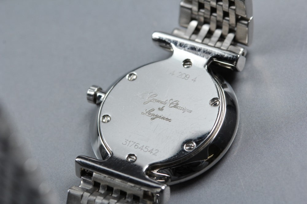 Near MINT LONGINES Grand Classic L4.209.4 White Quartz 23.7mm Ladies Watch