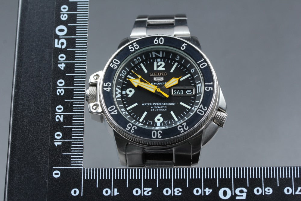 SEIKO 5 Sports 7S36-01E0 Black Auto 40mm Men's Watch