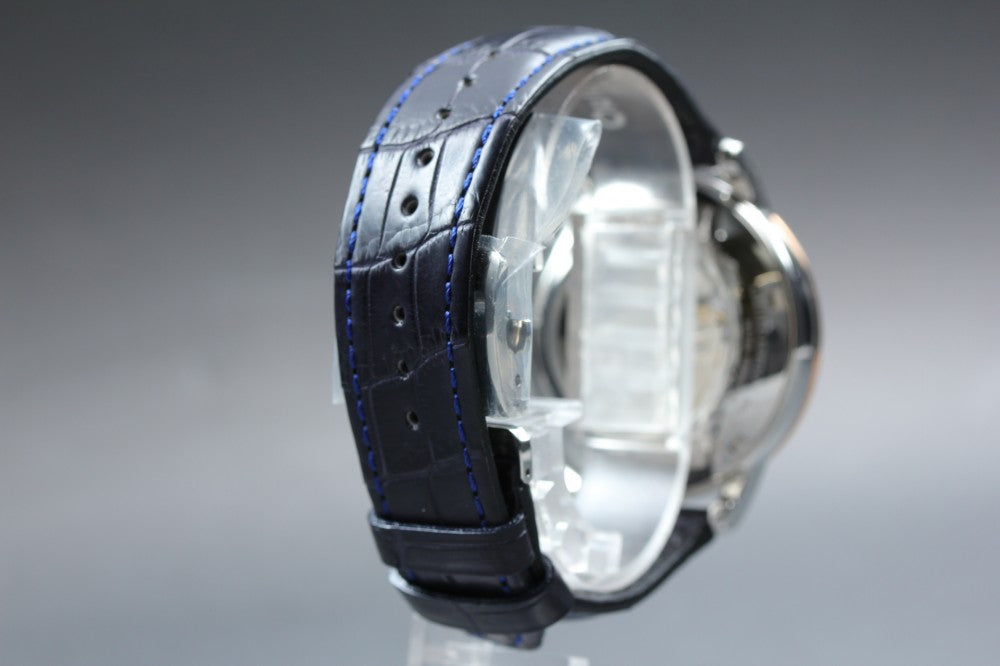 Near MINT Orient Star Classic Mechanical Moon Phase F7X6-UAD0 Blue Auto 39.5mm Men's Watch