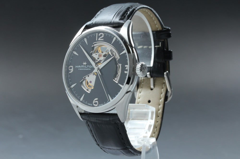 Near MINT HAMILTON Jazzmaster H327050 Black Auto 41.2mm Men's Watch
