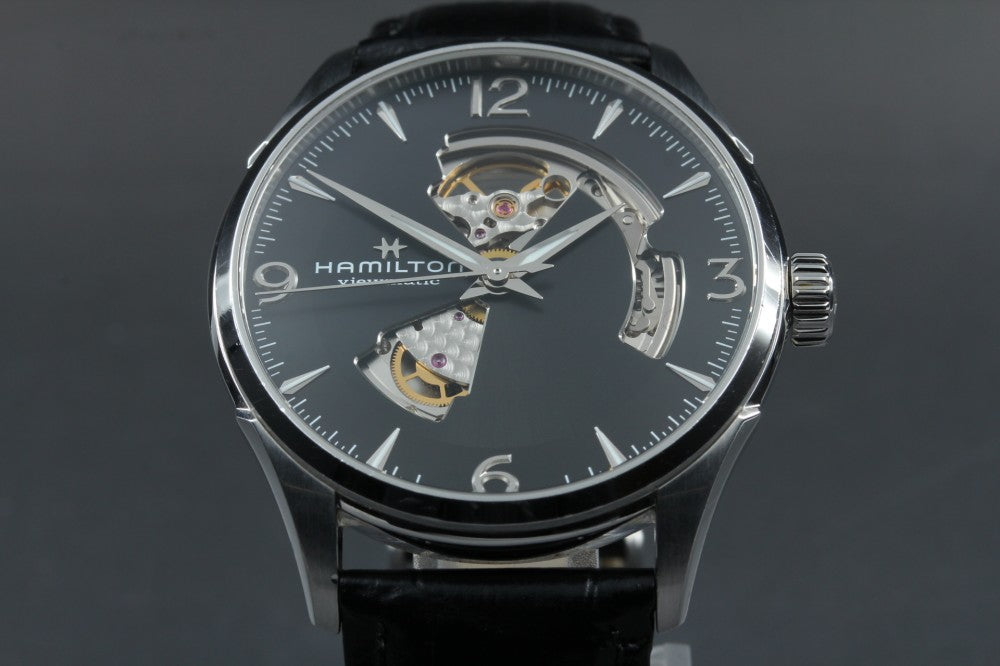 Near MINT HAMILTON Jazzmaster H327050 Black Auto 41.2mm Men's Watch