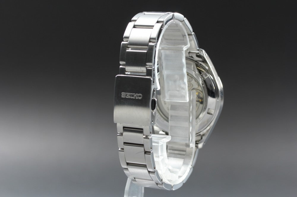 Near MINT SEIKO Mechanical SZSB013/4R35-03X0 Black Auto 37.8mm Men's Watch