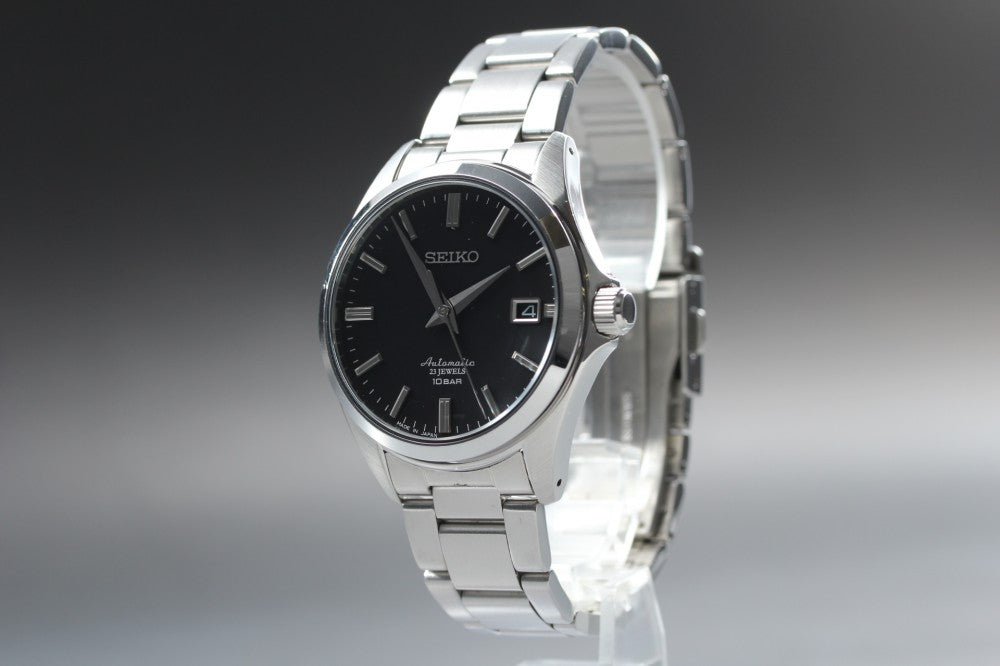 Near MINT SEIKO Mechanical SZSB013/4R35-03X0 Black Auto 37.8mm Men's Watch